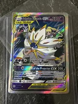 Solgaleo & Lunala GX 75/236 Ultra Rare Cosmic Eclipse SM Pokemon - Near Mint NM - Image 3
