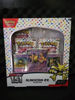 2 Pokemon Scarlet & Violet 151 Alakazam EX Collection Box’s - Image 1
