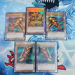 Yugioh Asian English Part Exodia The Forbidden One ES01-AE077 QCSE (Head UL) - Image 1