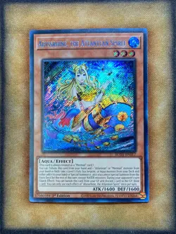 Yugioh Abyssrhine, the Atlantean Spirit ROTA-EN017 Secret Rare 1st Ed NM - Image 1
