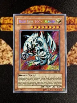 🔥YUGIOH • BLUE EYES TOON DRAGON • SECRET RARE • SRL-000 • UNLIMITED • NM🔥 - Image 1