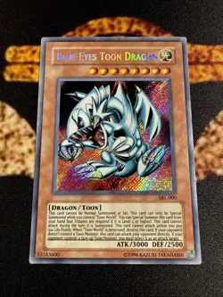 🔥YUGIOH • BLUE EYES TOON DRAGON • SECRET RARE • SRL-000 • UNLIMITED • NM🔥 - Image 2
