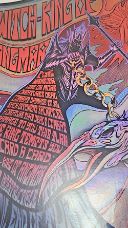 MTG 11X17 Size FOIL POSTER LOTR Witch-King Of Angmar Art - Image 2