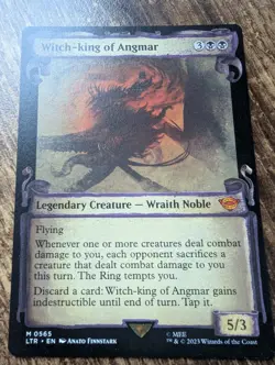 Witch-king of Angmar - Showcase Scrolls Non-foil - LotR - NM Mtg - Image 1