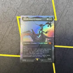 Witch King Of Angmar M 423 FOIL BORDERLESS MTG LOTR Tales Of Middle Earth 0423 - Image 1