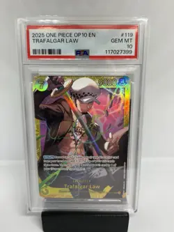 2025 OP10-119 Trafalgar Law SEC PSA 10 - Image 1