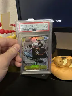 OP10-119 Manga Alt Art Trafalgar Law PSA 10 - Image 1