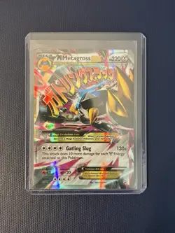 Pokemon TCG M Metagross EX Black Star Promo Card XY35 Ultra Rare 2014 - Image 1