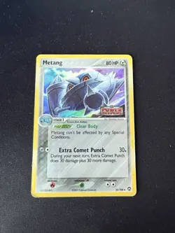 Metang - Reverse Holo Stamped Pokemon TCG EX Power Keepers 35/108 - Image 1