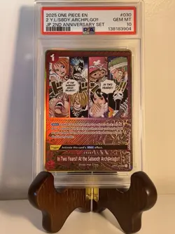 2025 ONE PIECE JAPANESE 2ND ANNIVERSARY ENG OP01-030 SABAODY ARCHIPELAGO - Image 1