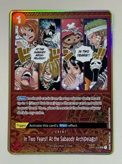 2025 ONE PIECE JAPANESE 2ND ANNIVERSARY ENG OP01-030 SABAODY ARCHIPELAGO - Image 1