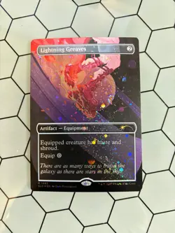 MTG | Secret Lair | Lightning Greaves (1493) | 🌟🌌 Galaxy Foil 🌌🌟 - Image 1