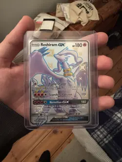 Reshiram GX Sv51/Sv94 Hidden Fates: Shiny Vault Holo Pokemon TCG - NM Near Mint - Image 1