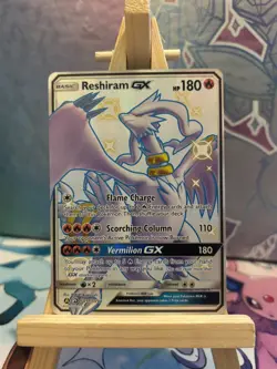 Pokemon Card TCG Reshiram GX Hidden Fates SV51/SV94 Holo Full Art Ultra Rare - Image 1