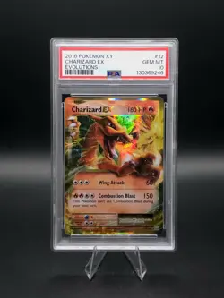PSA 10 GEM MINT! 2016 POKEMON 12/108 XY CHARIZARD EX HOLO EVOLUTIONS - Image 1