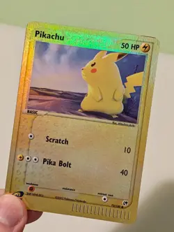 Pokemon Pikachu 72/100 Reverse Holo Ex Sandstorm - Played - Image 5