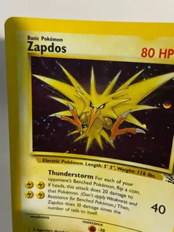 Pokemon Fossil Set Unlimited Zapdos 15/62 Holo Rare HP/MP - Image 4