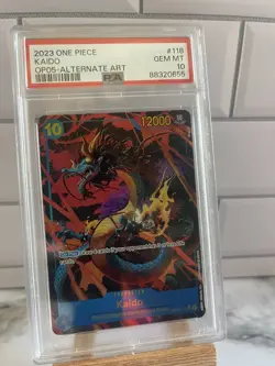 2023 One Piece Kaido Awakening Of New Era OP05-118 SEC Alt Art PSA 10 ENGLISH - Image 1