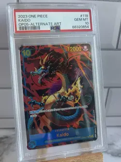 2023 One Piece Kaido Awakening Of New Era OP05-118 SEC Alt Art PSA 10 ENGLISH - Image 1