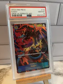 2023 One Piece Kaido Awakening Of New Era OP05-118 SEC Alt Art PSA 10 ENGLISH - Image 1