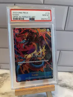 2023 One Piece Kaido Awakening Of New Era OP05-118 SEC Alt Art PSA 10 ENGLISH - Image 1