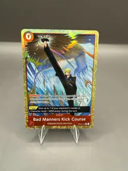 One Piece Bad Manners Kick Course Alt Art R [OP04-016] -The Best- Vol. 2 - Image 1