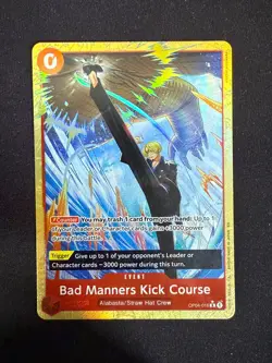 Bad Manners Kick Course (OP04-016 ALT ART) One Piece PRB02 (English) - Image 1