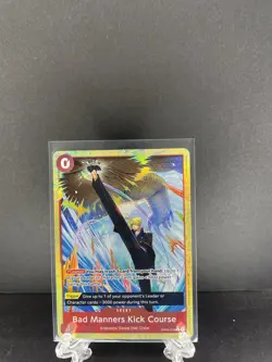 One Piece TCG Bad Manners Kick Course (Alternate Art) OP04-016 PRB02 - Image 1