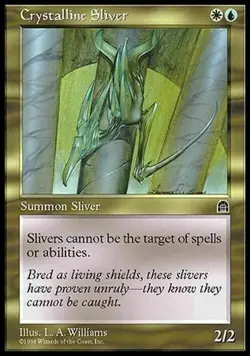 Crystalline Sliver ~ Stronghold [ Excellent ] [ Magic MTG ] - Image 1