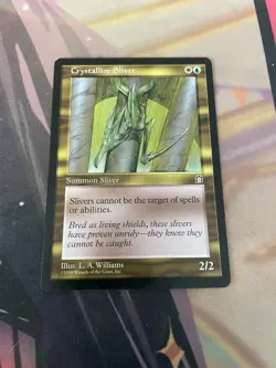 MTG - CRYSTALLINE SLIVER - STRONGHOLD - UNCOMMON - LP - Image 1
