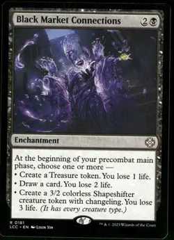 1x Black Market Connections - Commander: The Lost Caverns of Ixalan - NM - MTG - Image 1