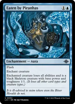 MTG Eaten by Piranhas - The Lost Caverns of Ixalan #054 - Image 1