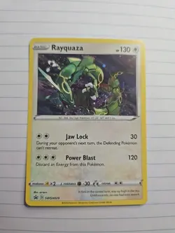 🔥Pokemon TCG-Rayquaza-SWSH029-Cosmos Holo Black Star Promo - Image 1