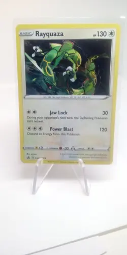 Rayquaza SWSH029 Black Star Promo Cosmos Holo Rare Pokemon Card NM - Image 1