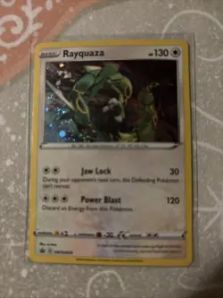 Rayquaza Pokemon SWSH029 Cosmos Holo Black Star Promo ☆☆☆ - Image 1