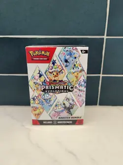 Pokemon TCG Prismatic Evolutions Booster Bundle 6 packs factory sealed - Image 1