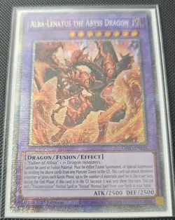 Yugioh Alba-Lenatus the Abyss Dragon DIFO-EN035 1st Edition Starlight Rare - Image 1