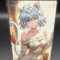 Neferpitou Anime Waifu Card Doujin ACG Goddess Holo - Image 1