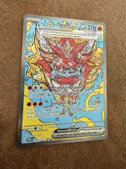 Pokemon TCG SV-Prismatic Evolutions Hearthflame Mask Ogerpon EX Card #148/131 - Image 1