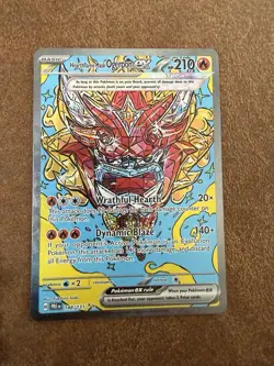 Pokemon TCG SV-Prismatic Evolutions Hearthflame Mask Ogerpon EX Card #148/131 - Image 2