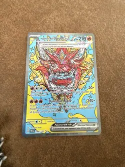 Pokemon TCG SV-Prismatic Evolutions Hearthflame Mask Ogerpon EX Card #148/131 - Image 3