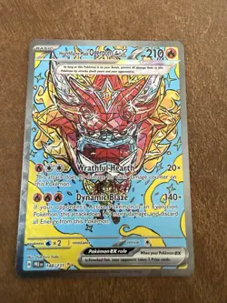 Pokemon TCG SV-Prismatic Evolutions Hearthflame Mask Ogerpon EX Card #148/131 - Image 4