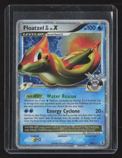 Pokemon TCG Floatzel GL Lv.X 104/111 Rising Rivals Holo MP - Image 1
