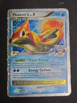 Floatzel GL Lv.X 104/111 Rising Rivals Holo MP - Image 1