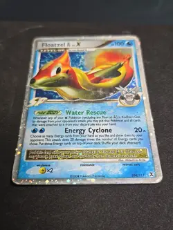 Floatzel GL Lv.X 104/111 Rising Rivals Holo MP - Image 2