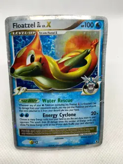 Floatzel GL LV X 104/111 Rising Rivals 2008 Pokemon TCG Damaged - Image 3