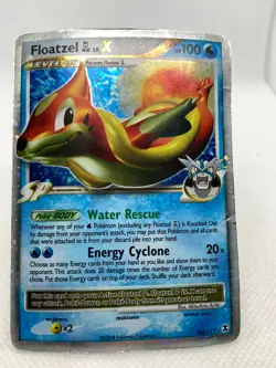 Floatzel GL LV X 104/111 Rising Rivals 2008 Pokemon TCG Damaged - Image 4