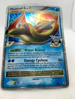 Floatzel GL LV X 104/111 Rising Rivals 2008 Pokemon TCG Damaged - Image 5