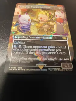 Stiltzkin, Moogle Merchant (Borderless) (Chocobo Track Foil) Final Fantasy Foil - Image 1