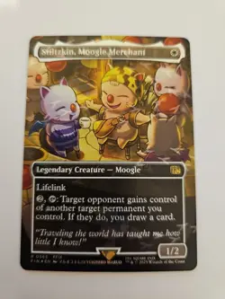Stiltzkin, Moogle Merchant (Borderless) (Chocobo Track Foil) Final Fantasy Foil - Image 1